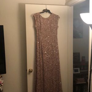 Gorgeous sequin blush dress